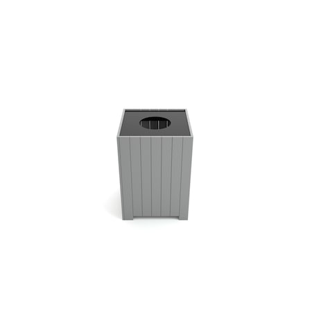 Frog Furnishings 32 gal. Square Trash Can PB 32SGRA